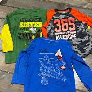 Lot of boys size 5 shirts